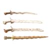 Image 2 : Lot of Four (4) Moro Kris Daggers