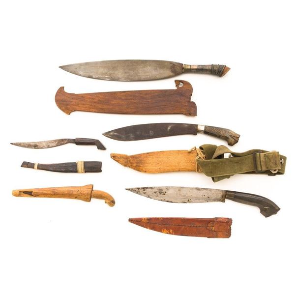 Lot of Five (5) Filipino Edged Weapons