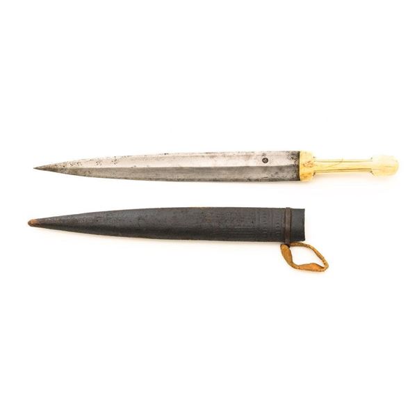 Bone-Handled Kindjal Style Knife