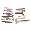 Image 10 : Lot of Eleven (11) Kris Daggers, Chinese Daggers, and Scabbards