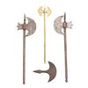 Image 1 : Lot of Four (4) Replica Qajar Axes
