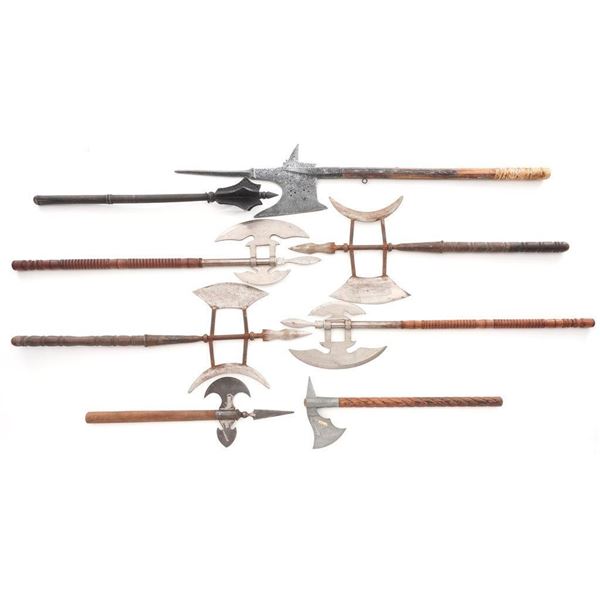 Lot of Eight (8) Vintage Axes/Maces