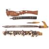 Image 14 : Lot of Seven (7) Foreign Edged Weapons, Machete, and Club