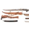 Image 6 : Lot of Seven (7) Foreign Edged Weapons, Machete, and Club