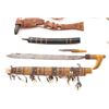 Image 7 : Lot of Seven (7) Foreign Edged Weapons, Machete, and Club