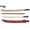 Image 8 : Lot of Seven (7) Foreign Edged Weapons, Machete, and Club