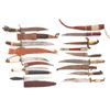 Image 2 : Lot of Eleven (11) Vintage Foreign Daggers Knives