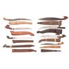 Image 6 : Lot of Nine (9) Filipino Blades/Scabbards