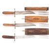 Image 10 : Lot of Six (6) Vintage Japanese Knives/Carving Sets