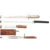 Image 3 : Lot of Six (6) Vintage Japanese Knives/Carving Sets