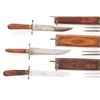 Image 4 : Lot of Six (6) Vintage Japanese Knives/Carving Sets
