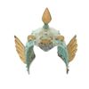 Image 1 : Contemporary Bronze Chinese decorative helmet with wings on sides
