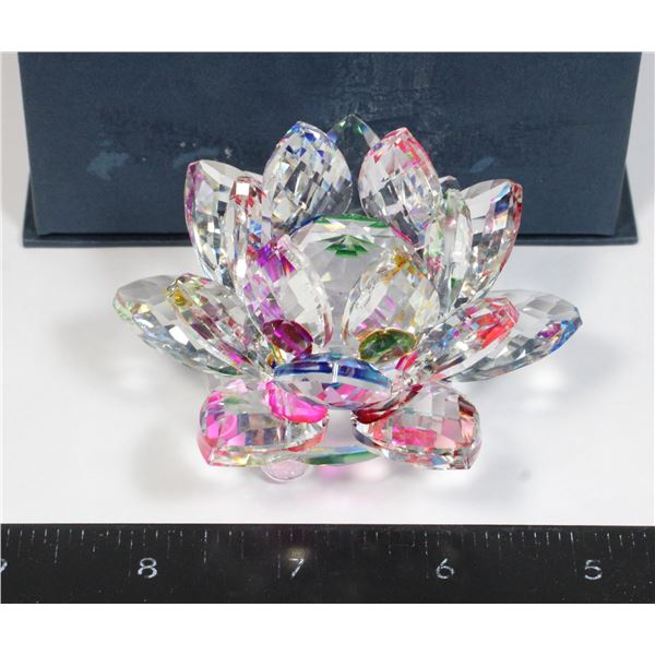 CRYSTAL FLOWER MULTI COLOURED***POLICE SEIZURE***