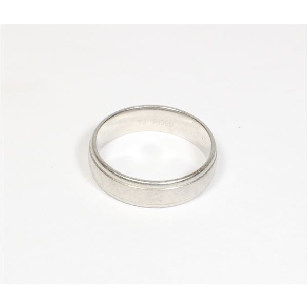 SIZE 11 RING STAMPED PT 950 (95% PLATINUM)***POLICE SEIZURE***