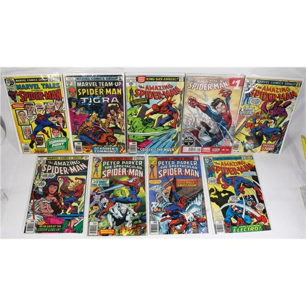 LARGE LOT OF MARVEL COMICS FEATURING SPIDER MAN***POLICE SEIZURE***