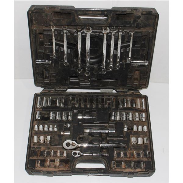 WESTWARD BLACK TOOL BOX WITH SOCKET SET***POLICE SEIZURE***