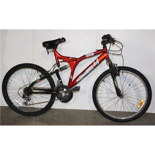 RED SUPERCYCLE BURNER MOUNTAIN***POLICE SEIZURE***