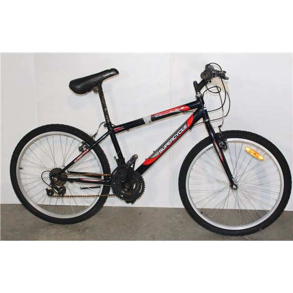 BLACK/RED SUPERCYCLE***POLICE SEIZURE***