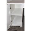 Image 2 : WHITE DESK, STORAGE IN SIDES