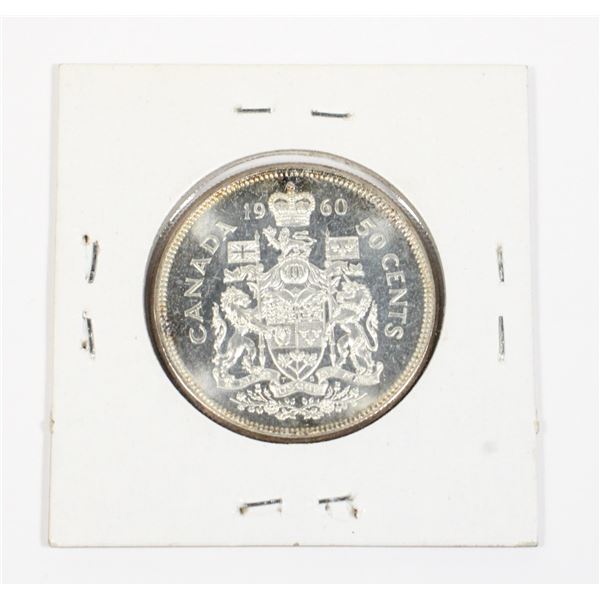 1960 CANADA SILVER HALF DOLLAR