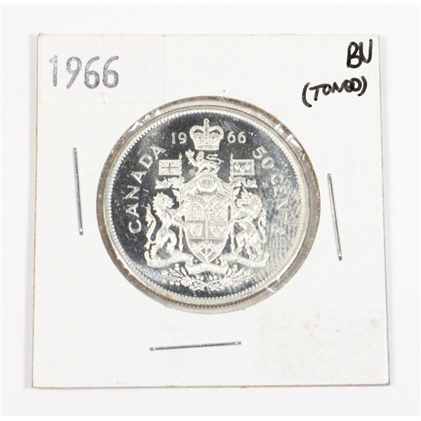 1966 CANADA SILVER HALF DOLLAR