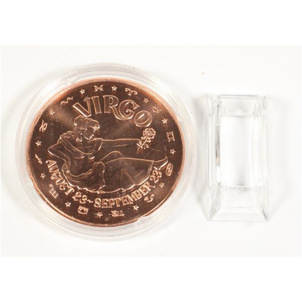1 OZ VIRGO COPPER ROUND