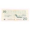 Image 2 : 1991 CANADA 20 DOLLAR BILL
