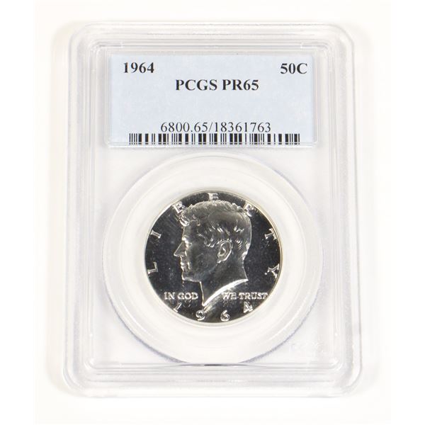 1964 AMERICAN MINT 50 CENT PCGS PR65