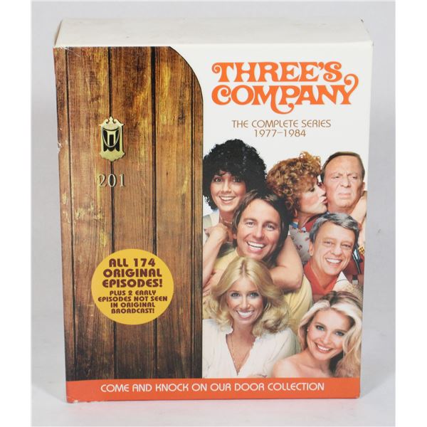 THREE’S COMPANY THE COMPLETE SERIES ON DVD ALL 174