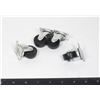 Image 1 : FOUR 360 SWIVEL CASTORS SET