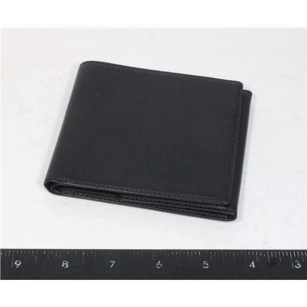 PERRY ELLIS LEATHER MENS WALLET NEW