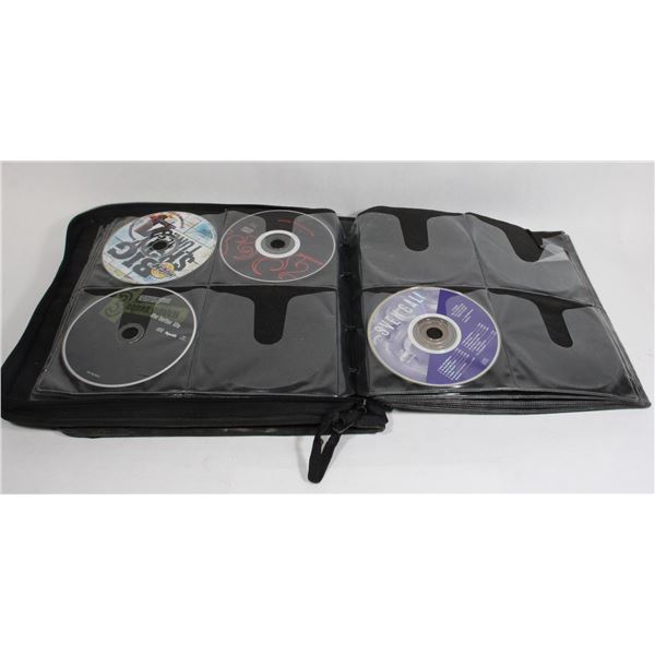 BINDER OF CD'S AND DVD'S