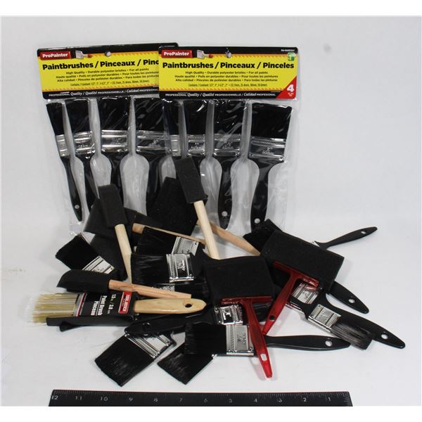 LOT OF PAINT BRUSHES NEW