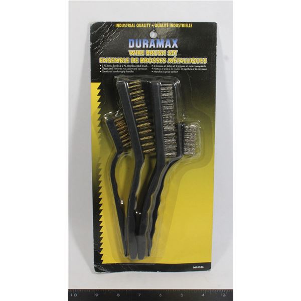 NEW OLD STOCK DURAMAX WIRE BRUSH SET