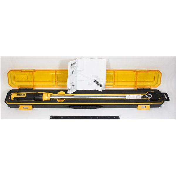 DWMT75462 MICRO-ADJUSTING 1/2" DR. TORQUE WRENCH ***POLICE SEIZURE***