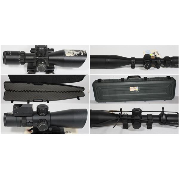 FEATURED POLICE SEIZURE SCOPES AND GUN CASES: LOTS 5055-5077, 5122
