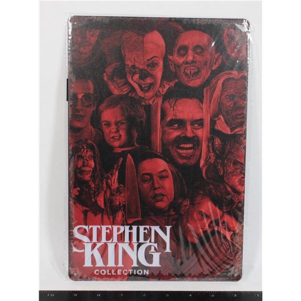 NEW STEPHEN KING AND CHARACTERS METAL SIGN