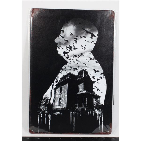 NEW ALFRED HITCHCOCK THEME BLACK AND WHITE METAL
