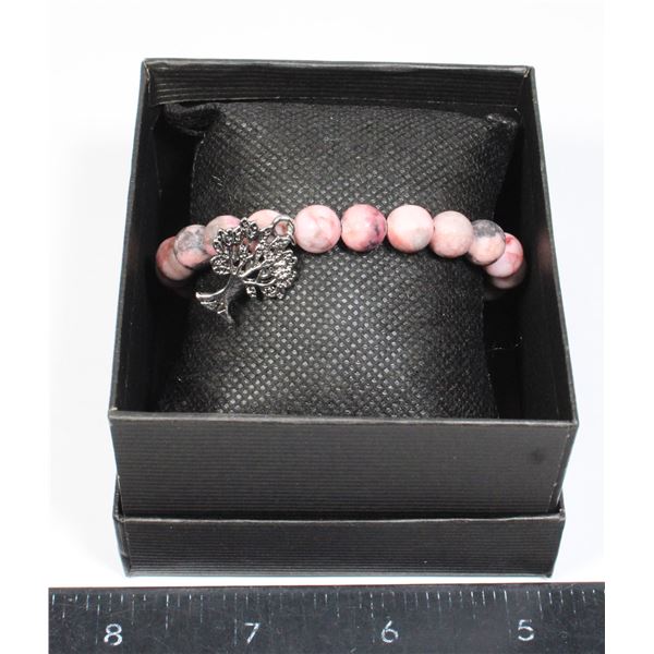 NEW PINK HANDMADE BEADED FAMILY/SISTER TREE