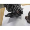 Image 3 : ESTATE:  WOLF HEAD ORNAMENT & DOG ORNAMENT