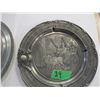 Image 3 : 2 - PEWTER PLATES