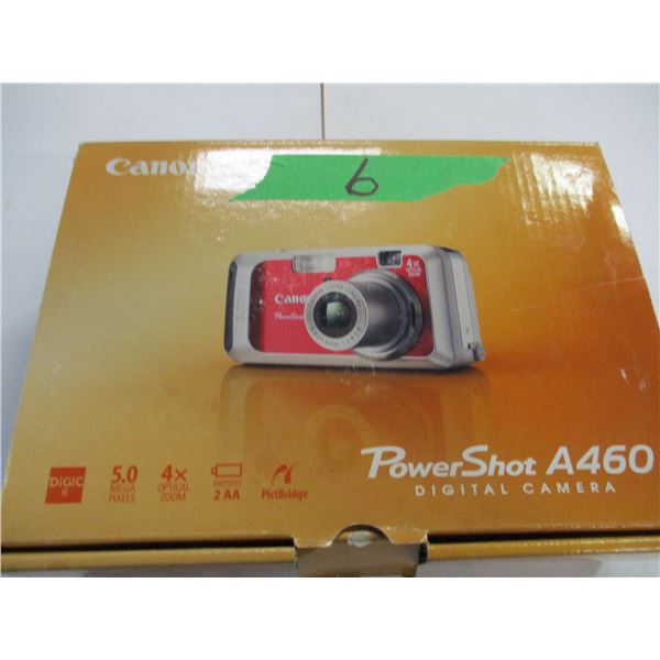 CANON POWERSHOT A460 CAMERA IN ORIGINAL BOX