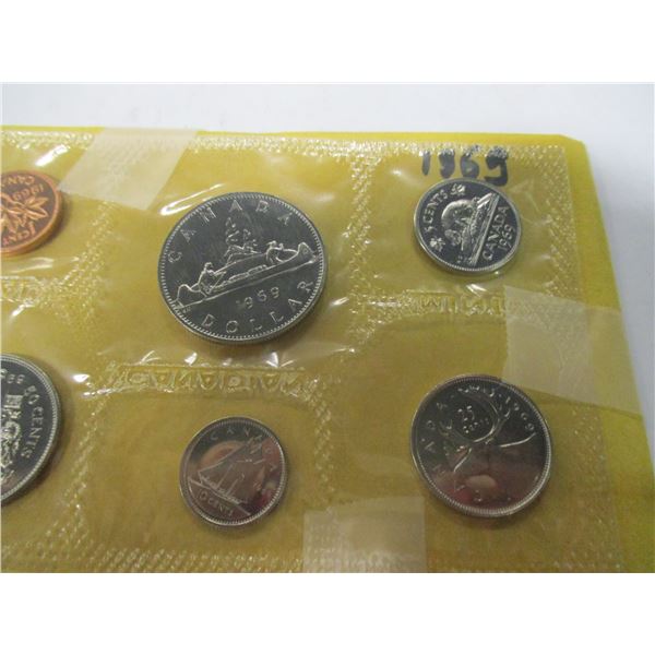 1969 PROOF MINT SEALED CANADA COIN SET