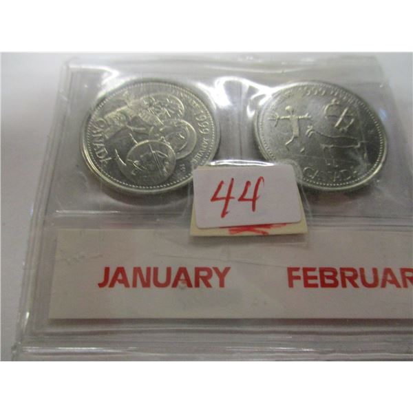 1999 JANUARY & FEBRUARY CH/BU MILLENIUM QUARTERS