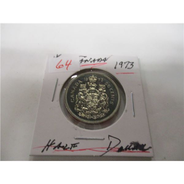 1973 CANADA HALF DOLLAR