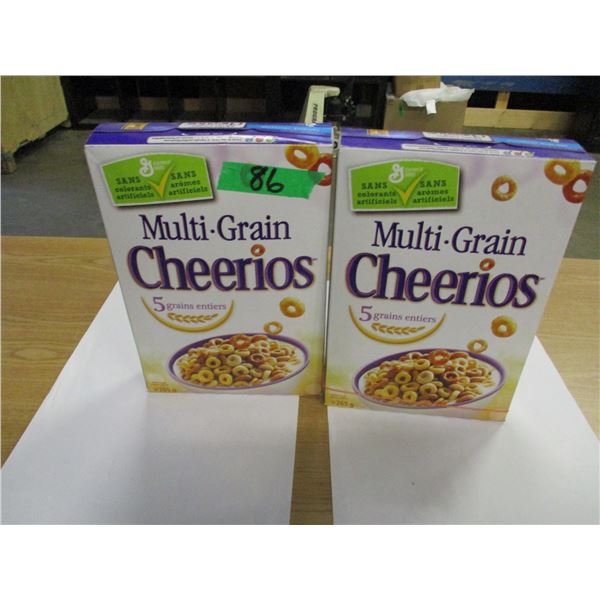SHELF PULLS (AS IS):  MULTI GRAIN CHEERIOS (2 BOXES X 265G)
