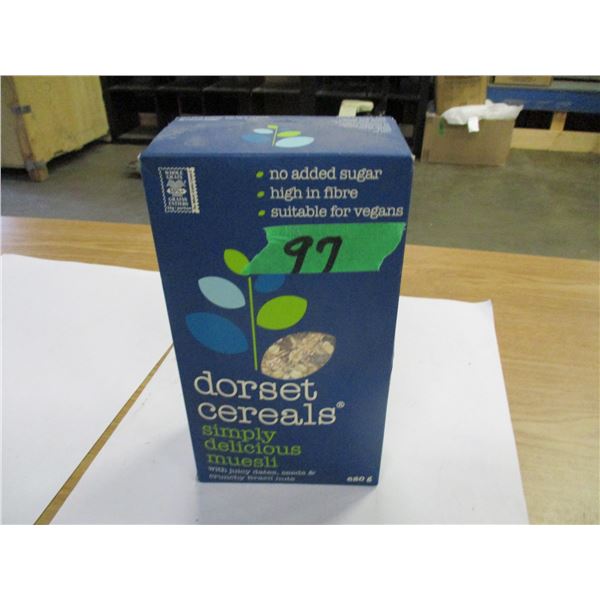 SHELF PULLS (AS IS):  DORSET CEREALS (620G) - BOX
