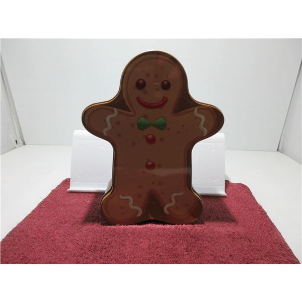 NEW:  GINGERBREAD BOY TIN C/W SUGAR COOKIES