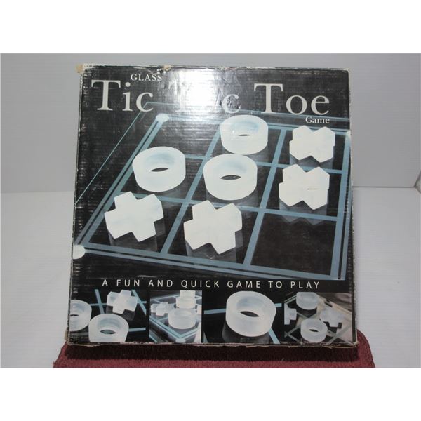 GLASS TIC TAC TOE GAME (COMPLETE)