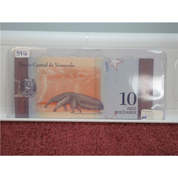 2018 Venezuela 10 Bolivares Bank Note